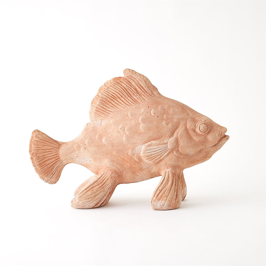 Sunfish Sculpture - Terracotta-Global Views-GVSA-7.30257-Decorative Objects-1-France and Son