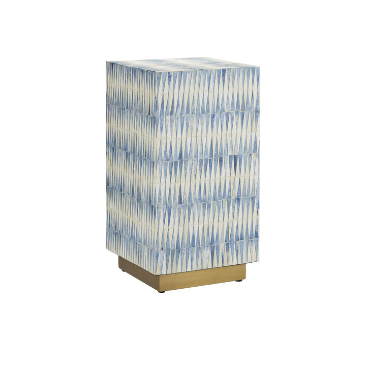 Nadene Blue & White Accent Table