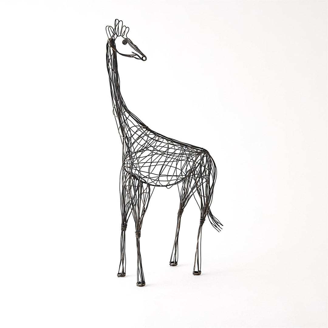 Wire Giraffe - Bronze-Global Views-GVSA-7.80719-Decorative ObjectsLg-3-France and Son