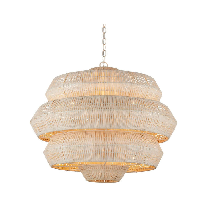 Antibes Medium White Chandelier