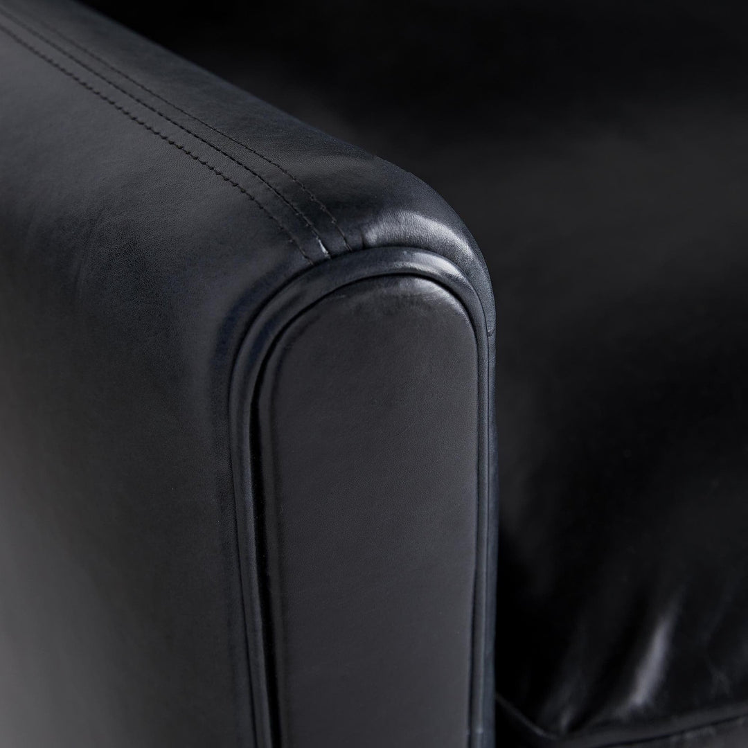 Adriana Sofa Ink Leather