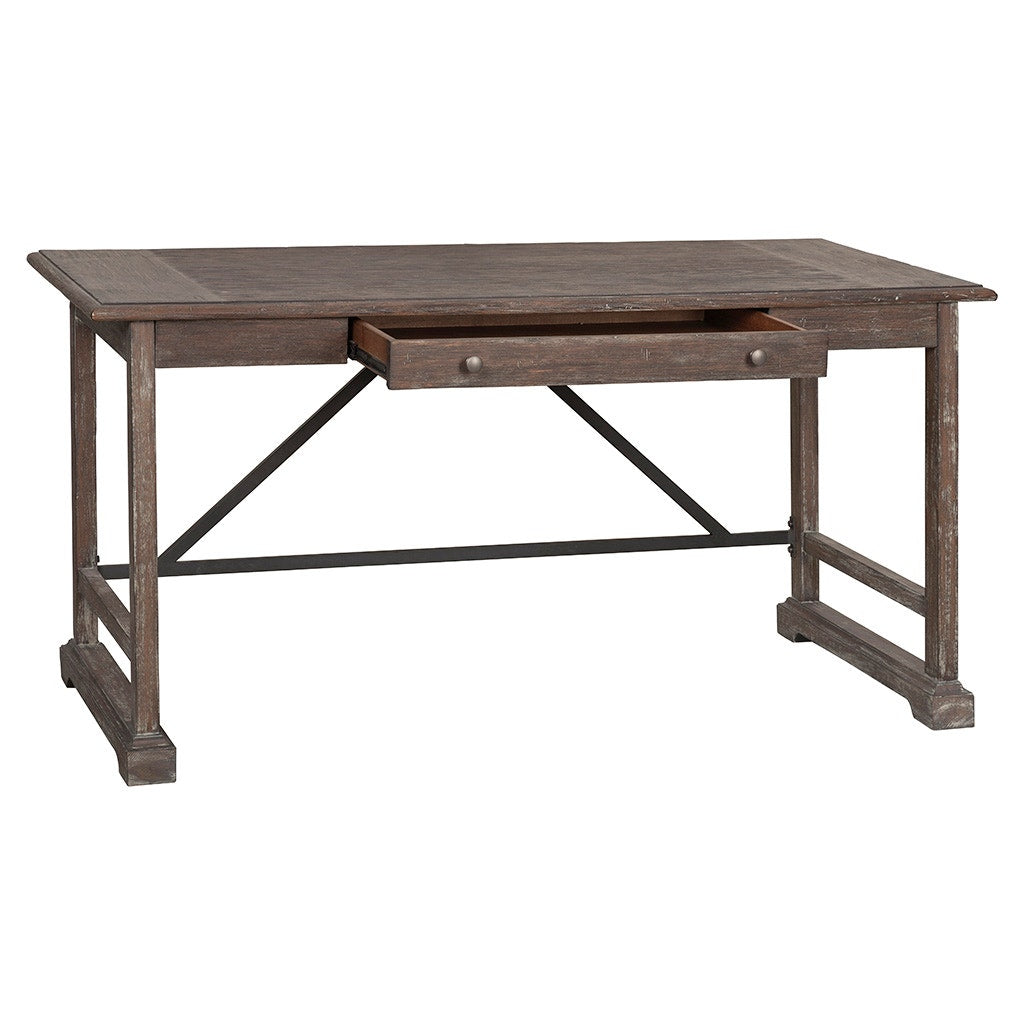 Rustique Writing Desk - Rustique - Quartered Elm, Ash Solids