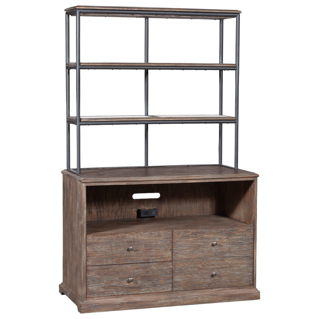 Rustique Lateral File Deck - Rustique - Quartered Elm, Ash Solids