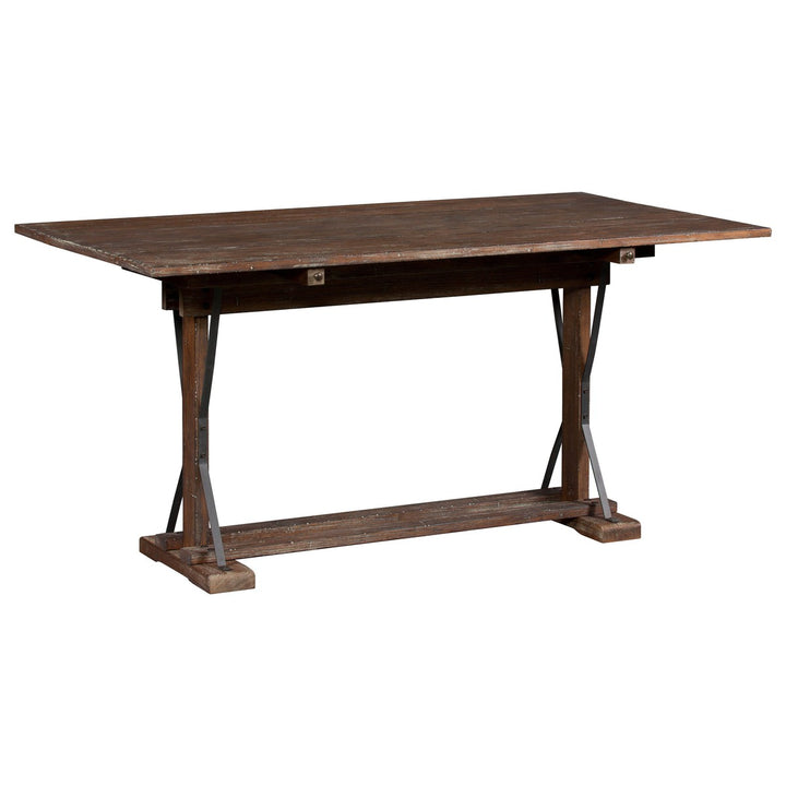 Rustique Flip-Top Table - Rustique - Quartered Elm, Ash Solids