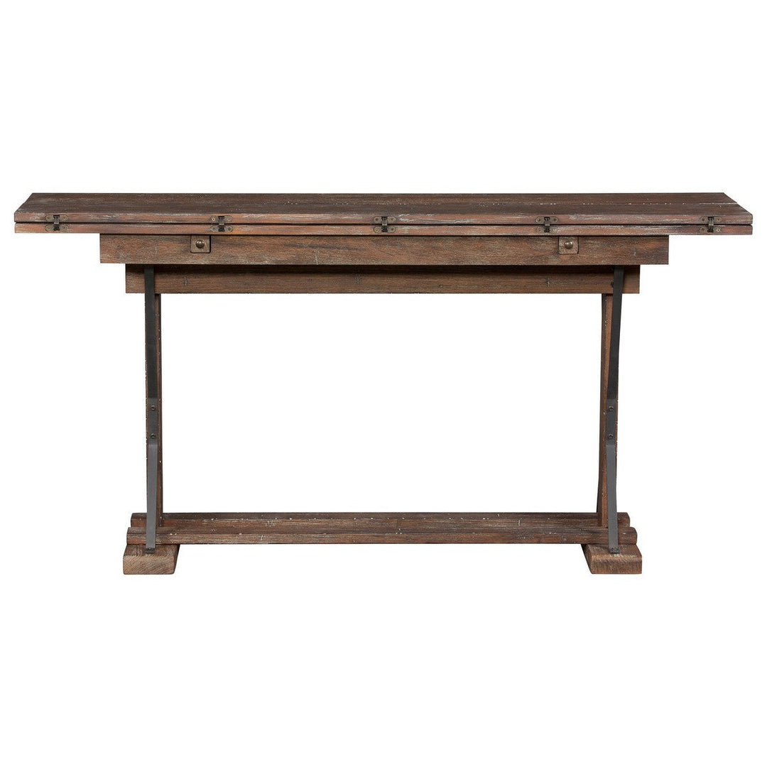 Rustique Flip-Top Table - Rustique - Quartered Elm, Ash Solids