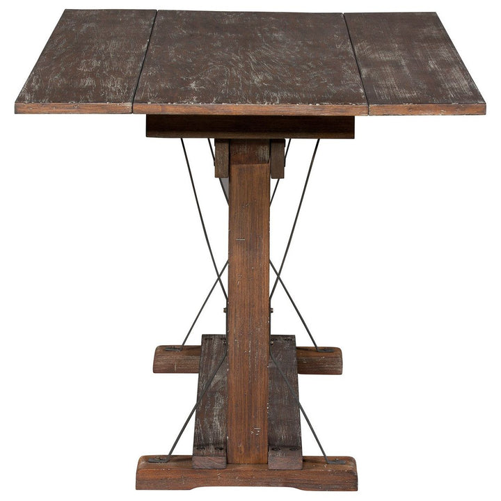 Rustique Flip-Top Table - Rustique - Quartered Elm, Ash Solids