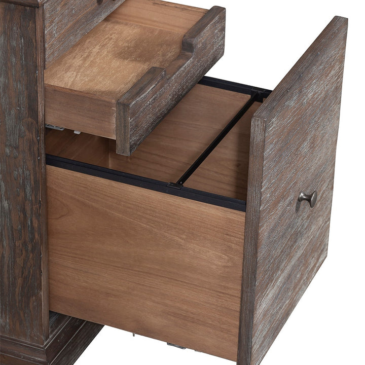 Rustique Mobile File - Rustique - Quartered Elm, Ash Solids