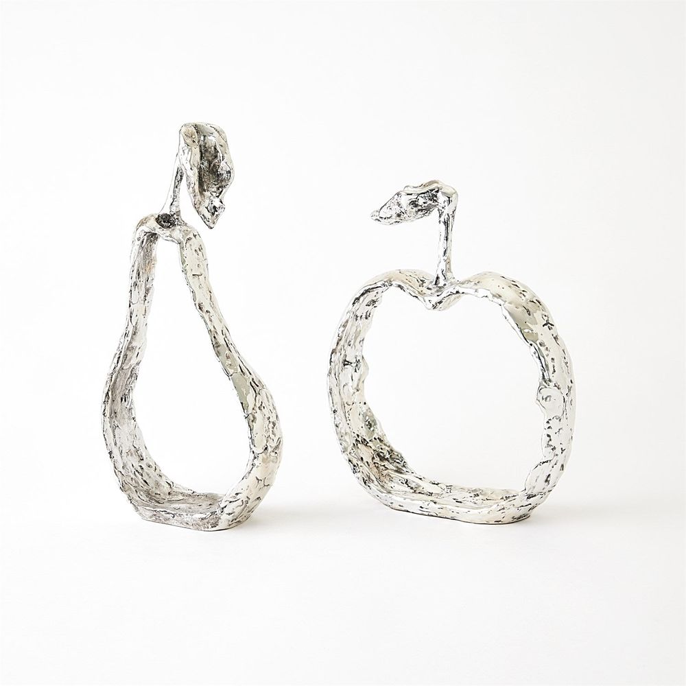 Decorative Objects Apple Silhouette-Nickel