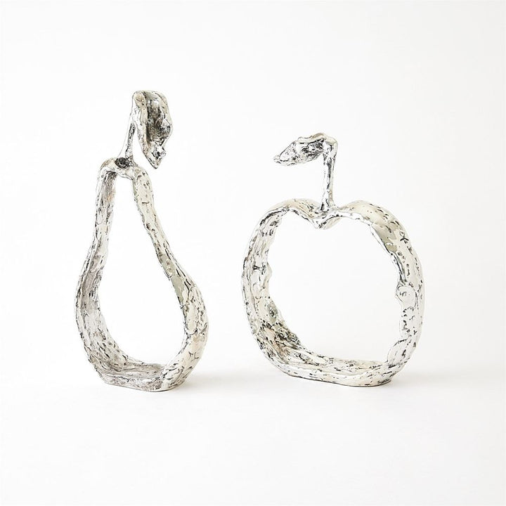 Decorative Objects Apple Silhouette-Nickel