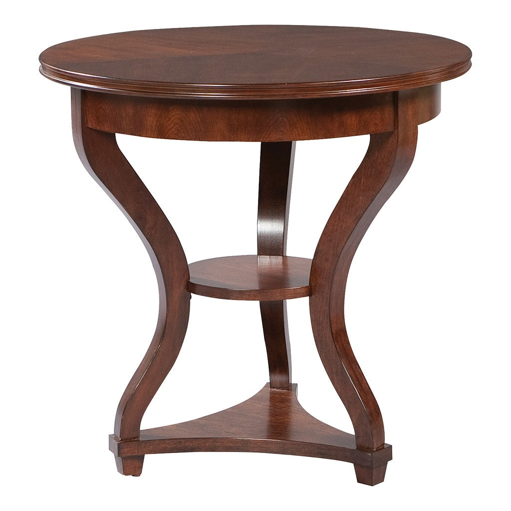 Grandview Chairside Table - Candlelight - Cherry solids