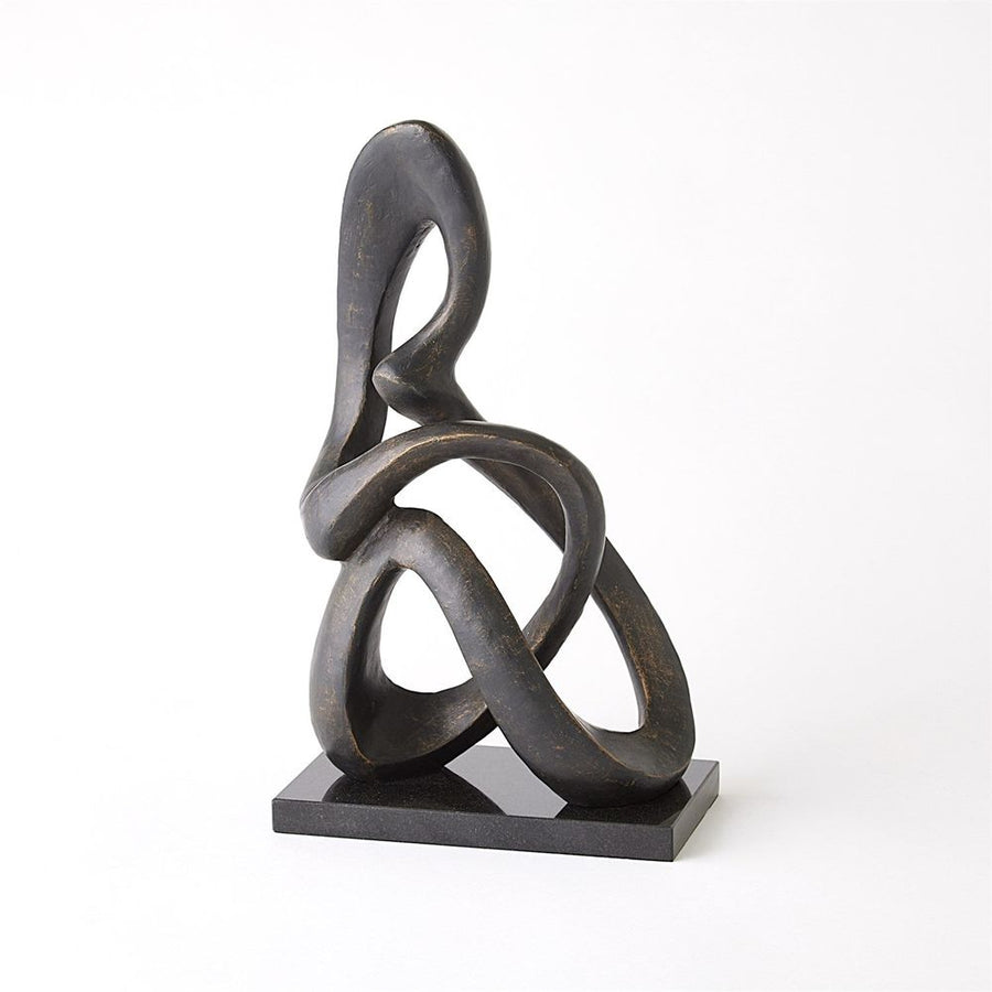 Decorative Objects Sitting Loop Sculpture - Bronze