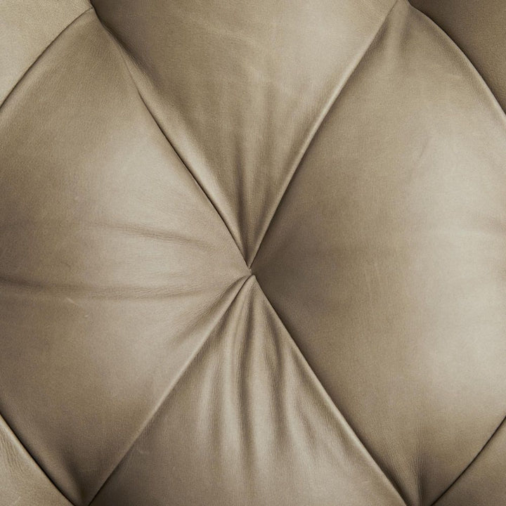 Galvez Sofa Mushroom Leather Grey Ash - Gray