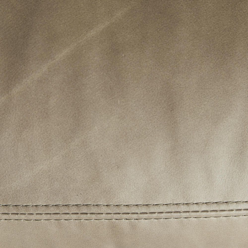 Galvez Sofa Mushroom Leather Grey Ash - Gray