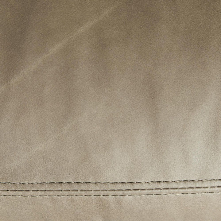 Galvez Sofa Mushroom Leather Grey Ash - Gray
