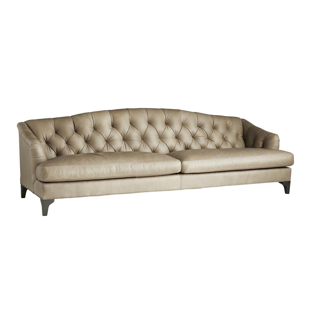 Sofas Galvez Sofa Mushroom Leather Grey Ash - Gray