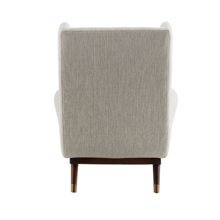 Thiago Lounge Chair Fossil Tweed Dark Walnut - Brown