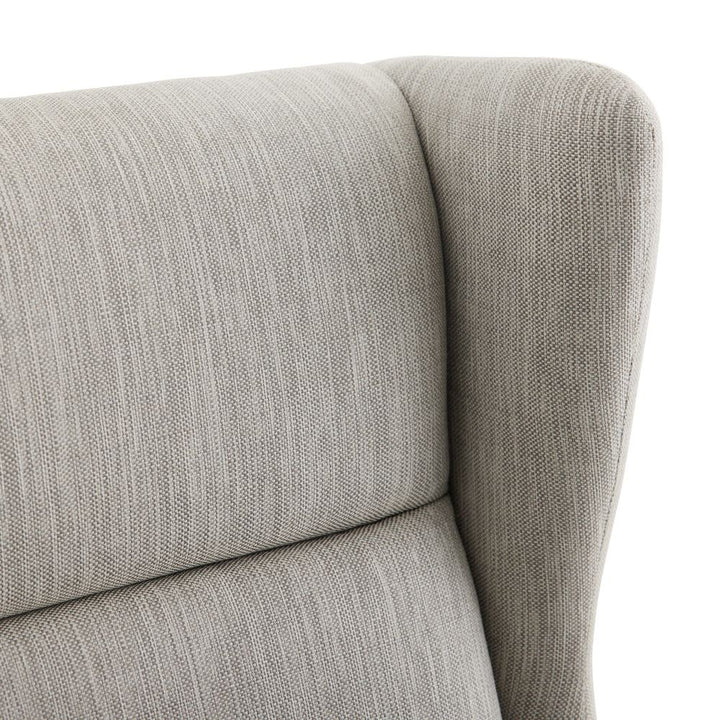Thiago Lounge Chair Fossil Tweed Dark Walnut - Brown