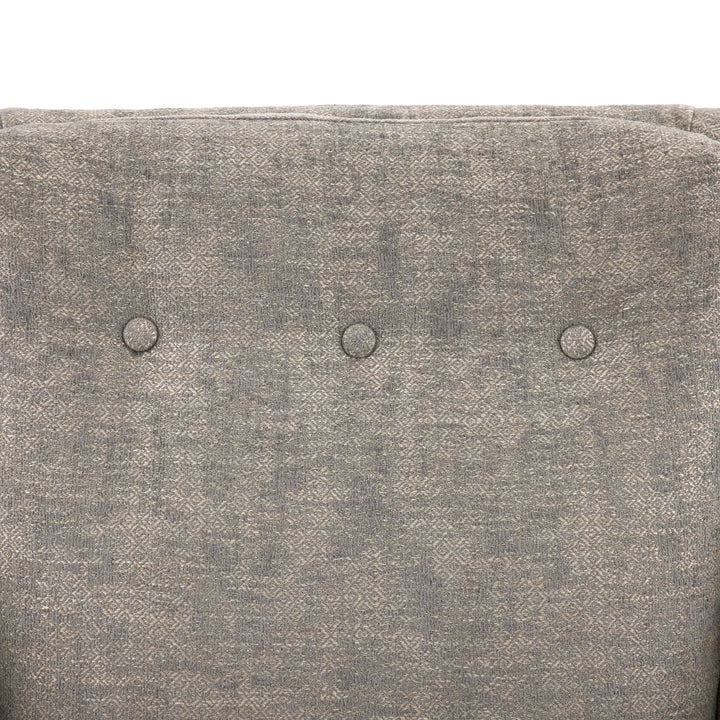 Triton Lounge Chair Oyster Jacquard Dark Walnut