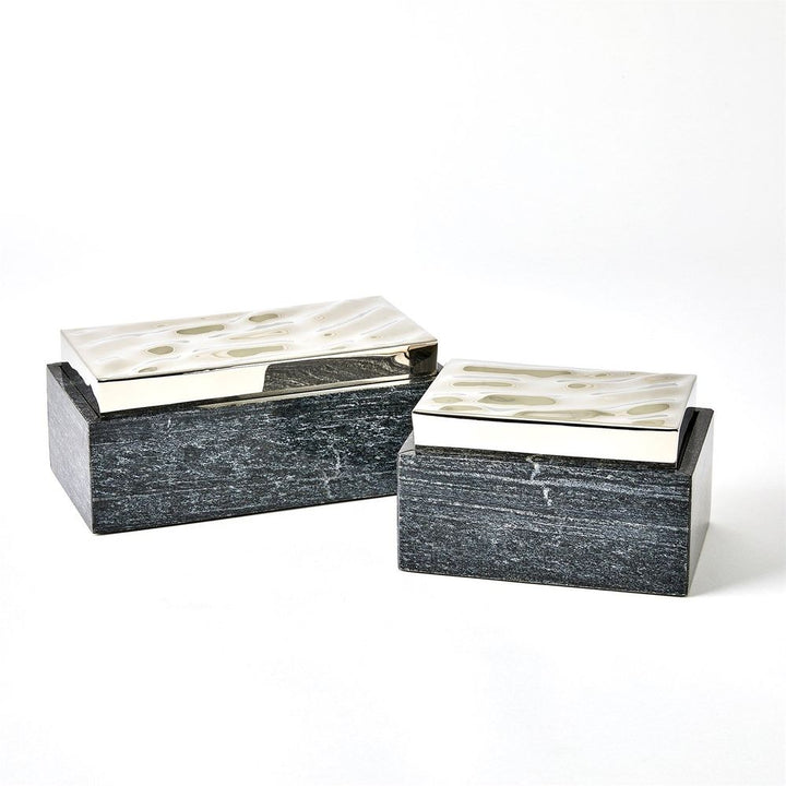 Boxes Shimmer Box-Nickel-Lg