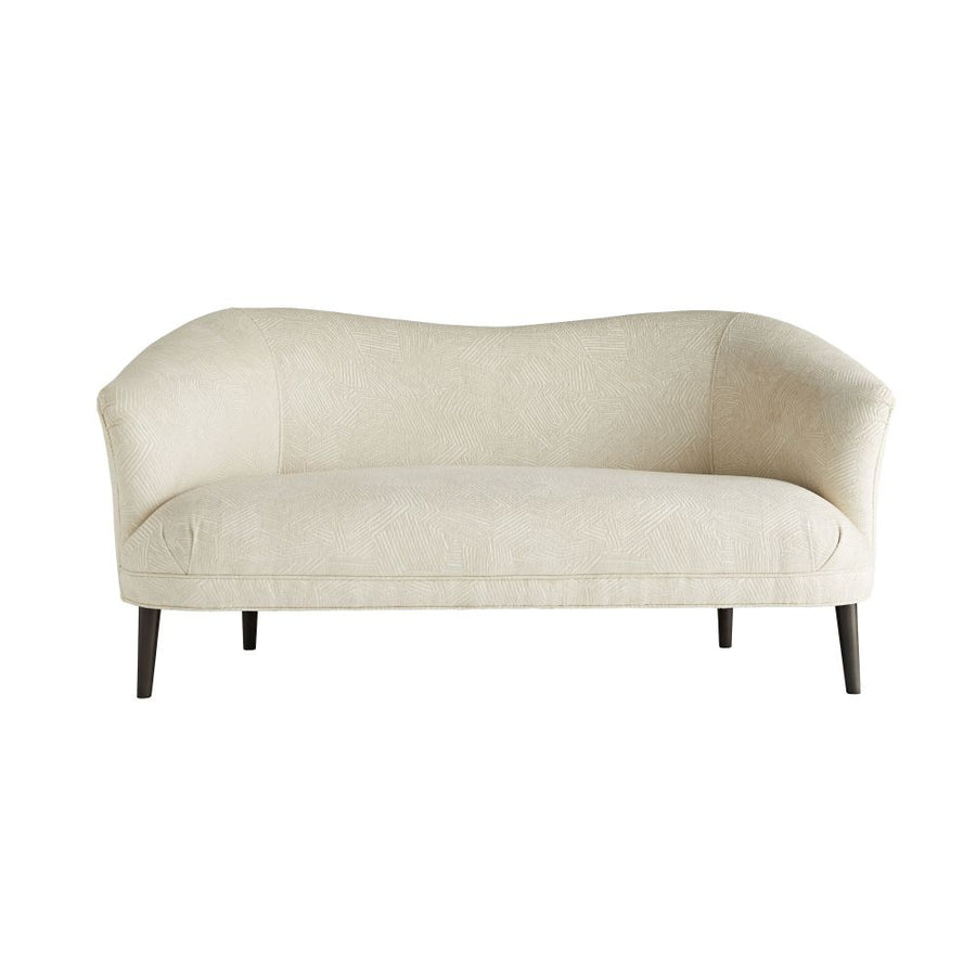 Settees Lunara Settee Textured Ivory Grey Ash