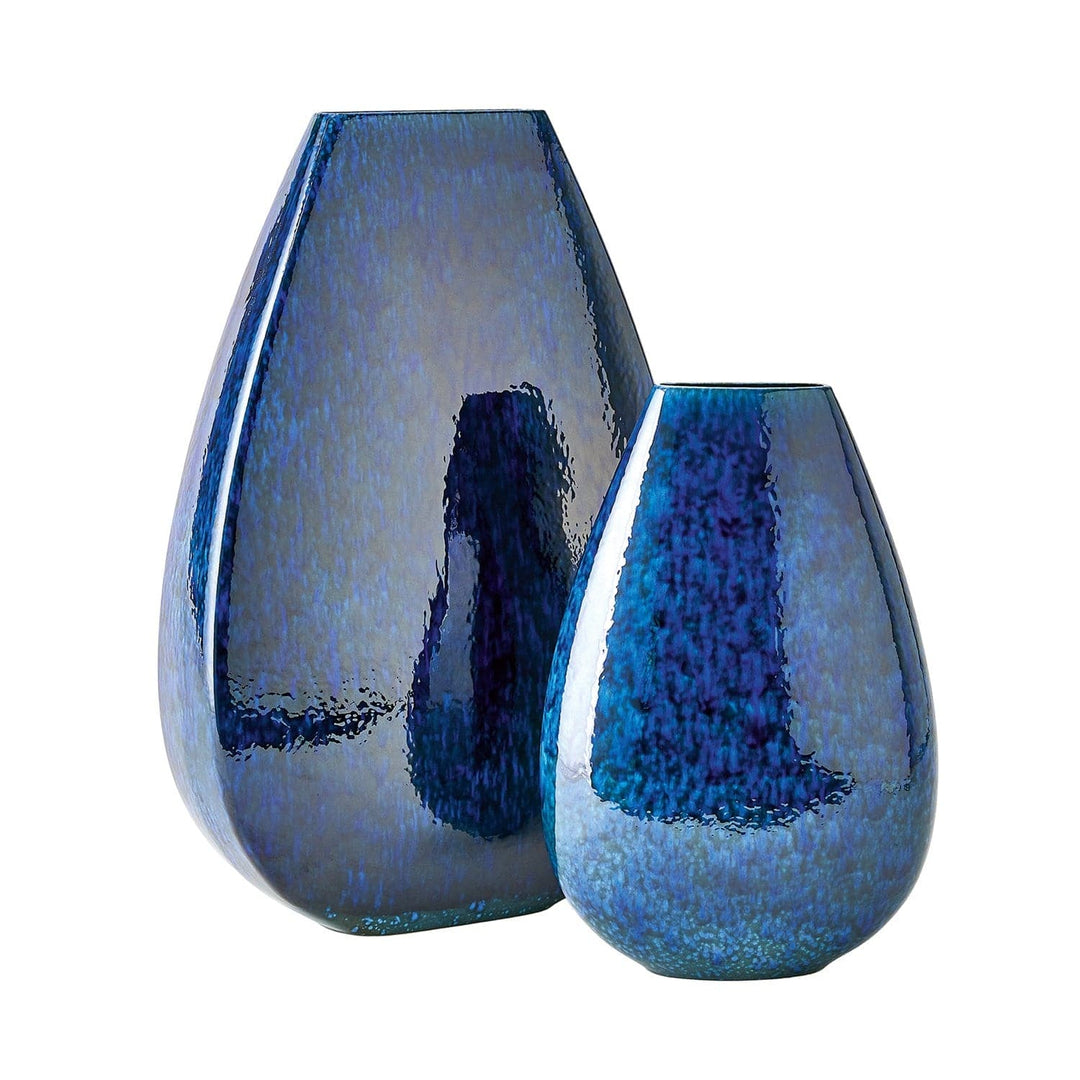 Giant Teardrop Vase-Cobalt