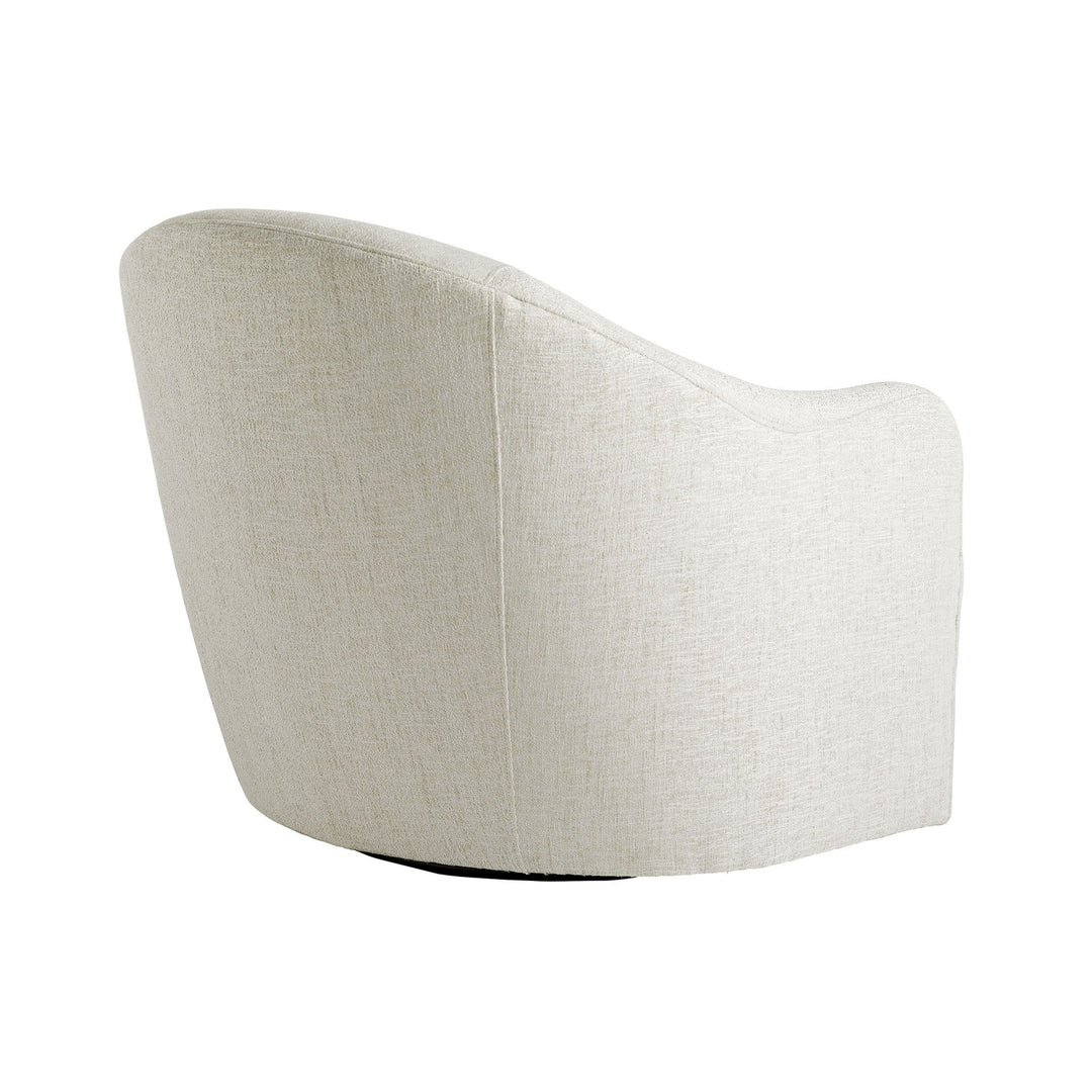 Hudson Chair Frost Linen Swivel