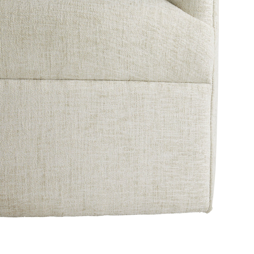 Hudson Chair Frost Linen Swivel