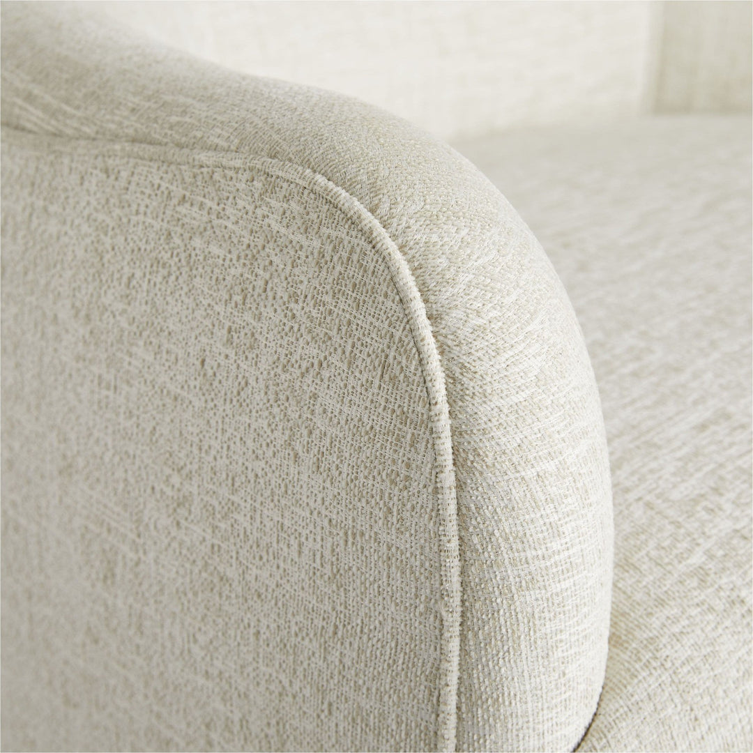 Hudson Chair Frost Linen Swivel