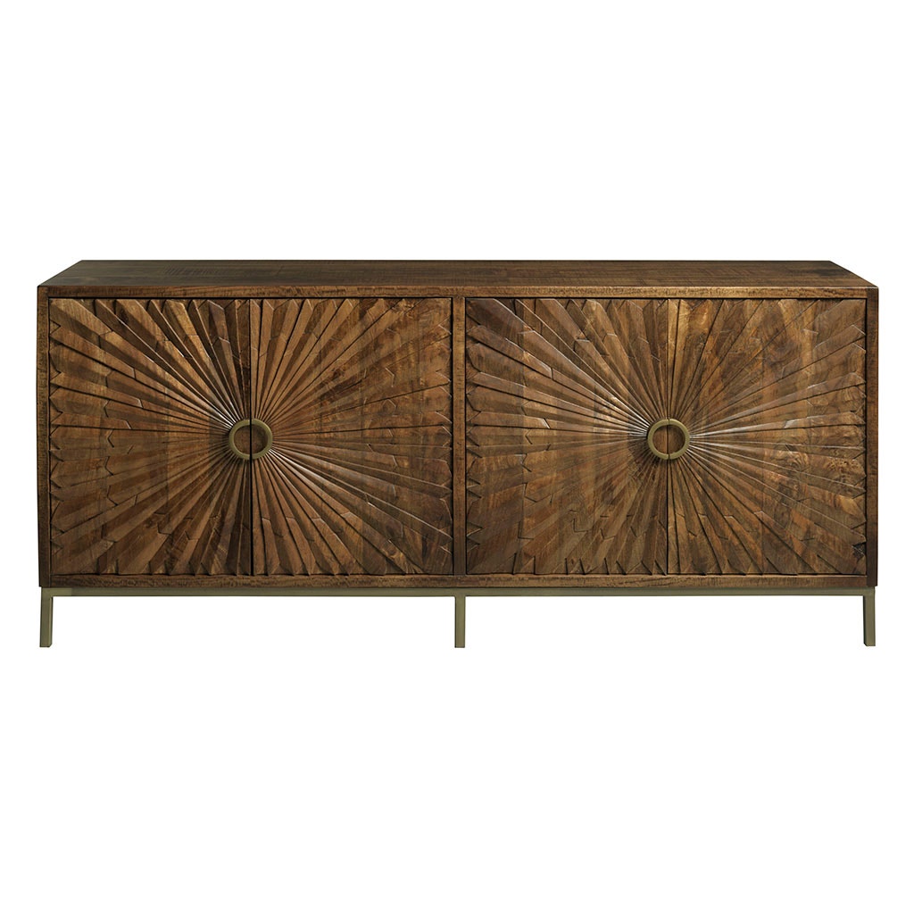 St. Florian Credenza - Charred Ecru - Mango Solids