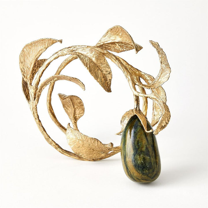 Decorative Objects Stone Fruit Sculpture-Jade