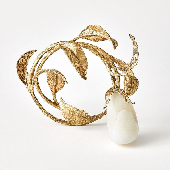 Decorative Objects Stone Fruit Sculpture-Alabaster