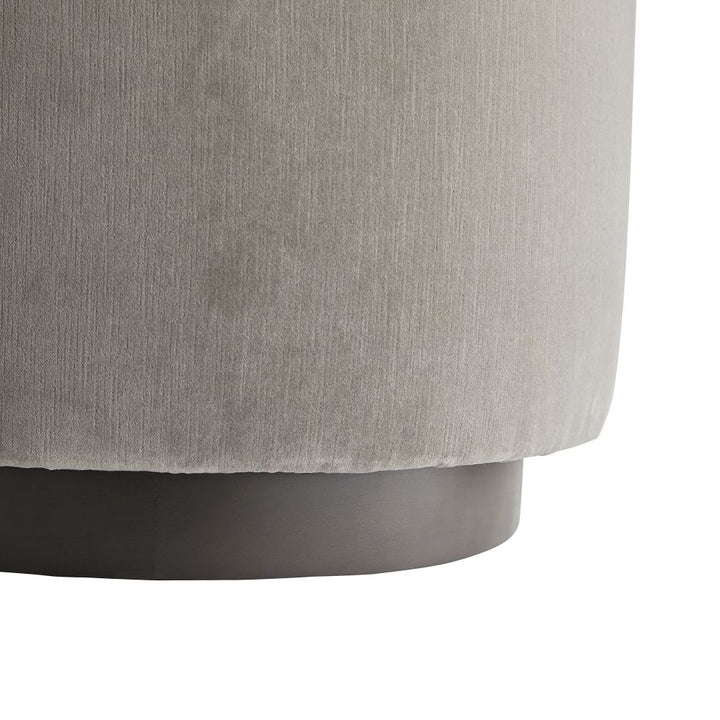 Carver Chaise Sharkskin Velvet Grey Ash, Left Arm - Gray