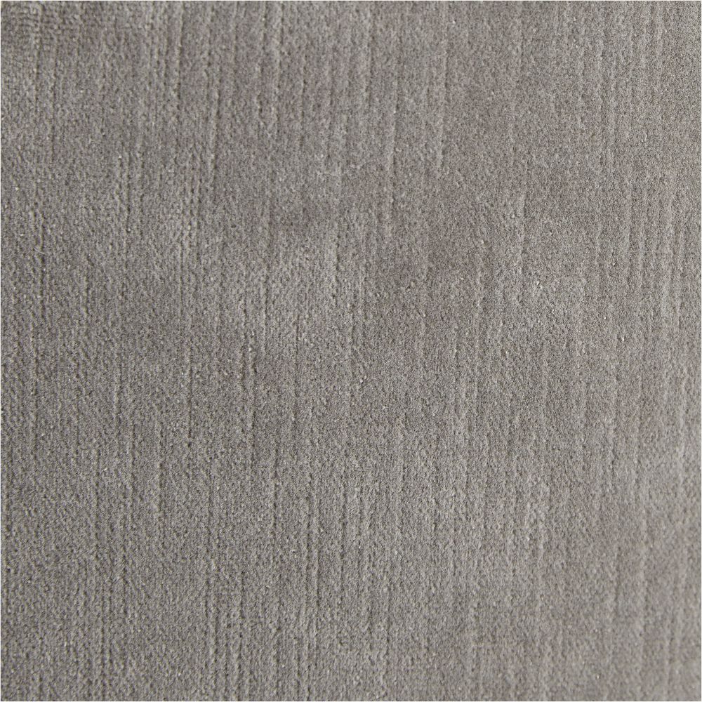 Carver Chaise Sharkskin Velvet Grey Ash, Left Arm - Gray