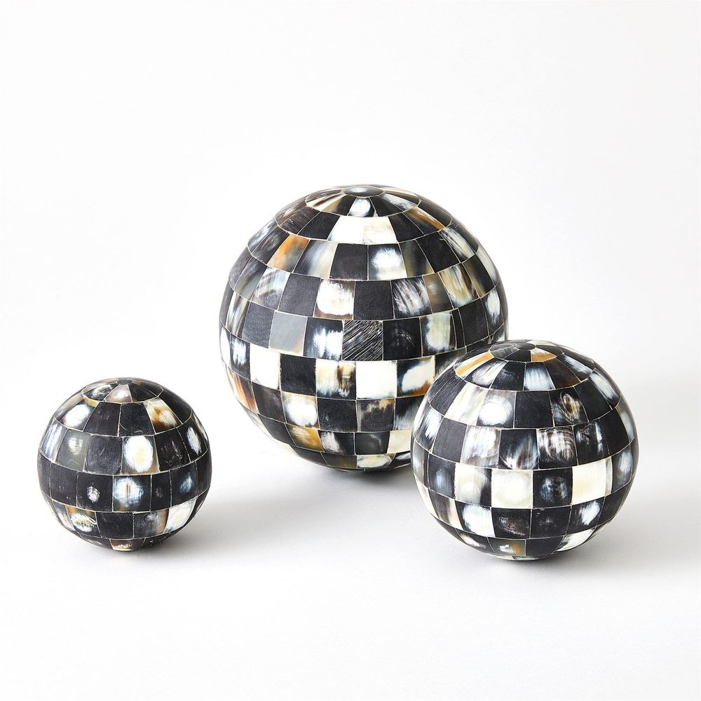 Decor Horn Sphere-Black-Lg