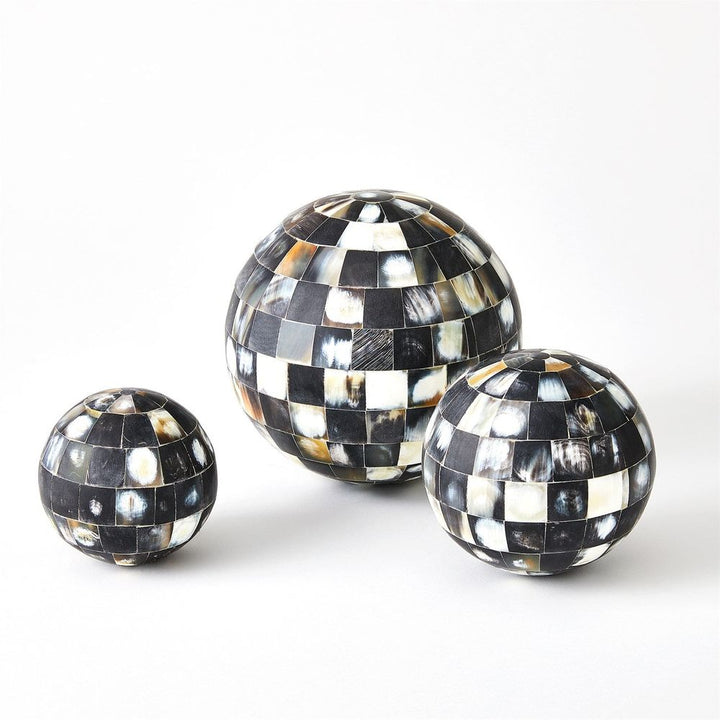 Decor Horn Sphere-Black-Lg