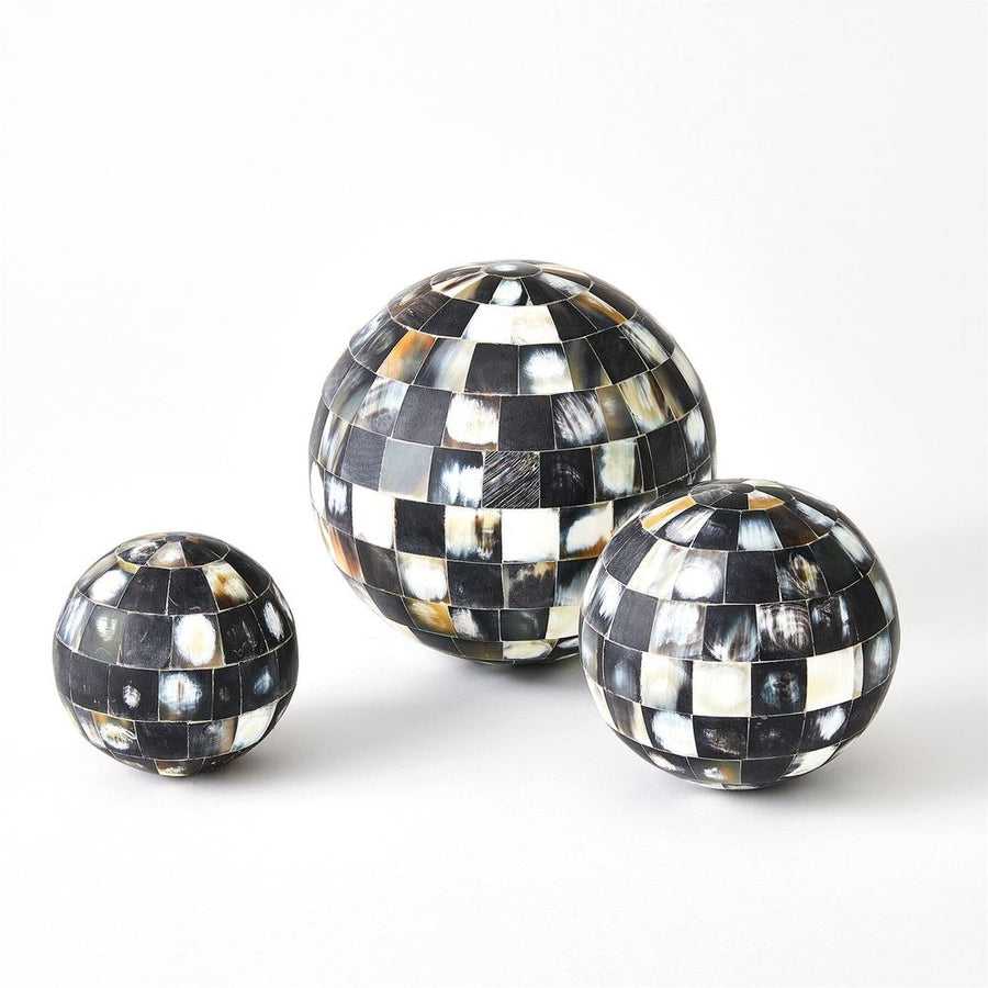 Decor Horn Sphere-Black-Lg
