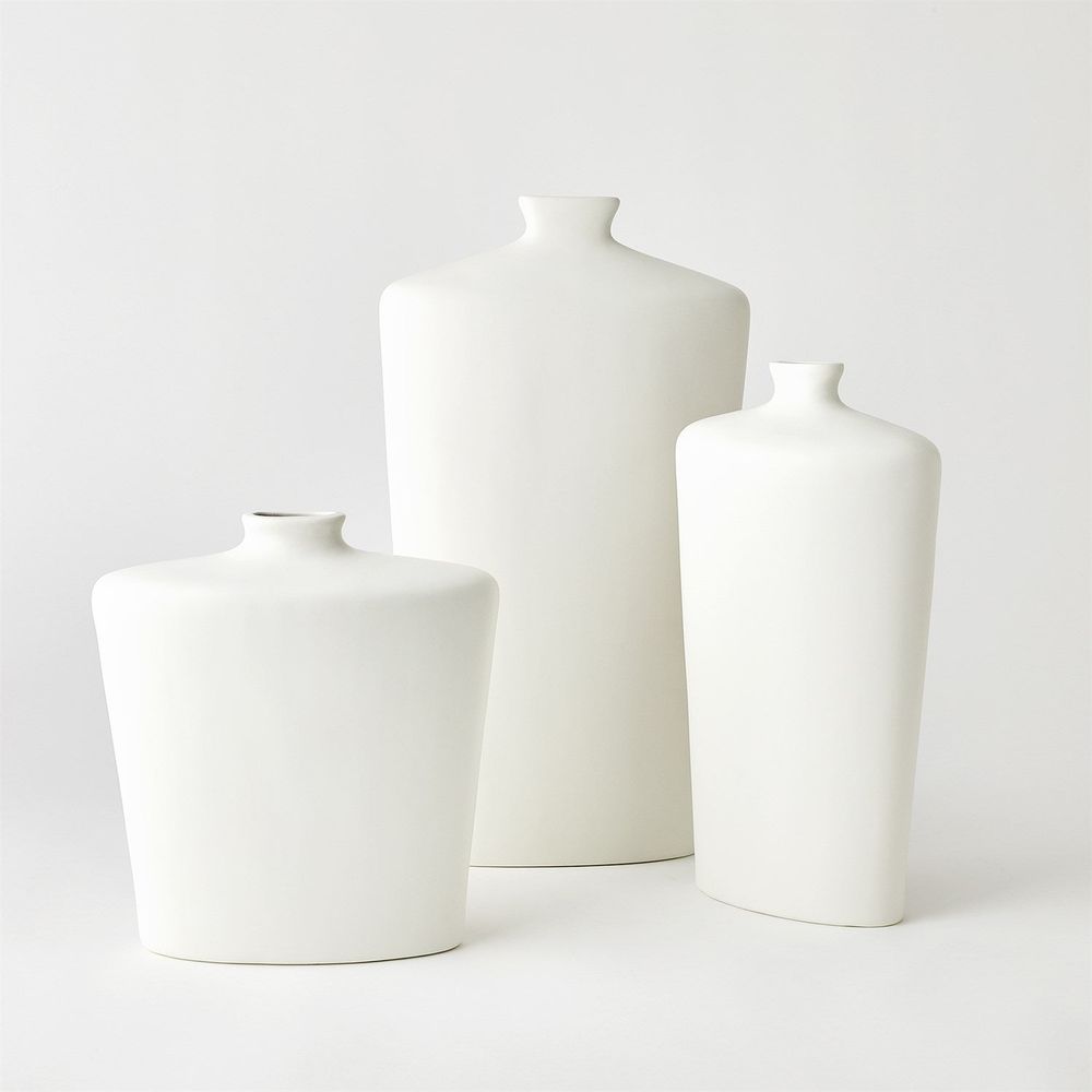 Vases Terzo Vase-Matte White-Lg
