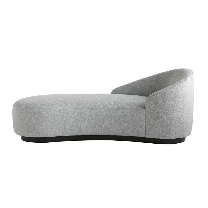 Chaise Lounges & Daybeds Carver Chaise Iceberg Linen Grey Ash, Left Arm - Gray