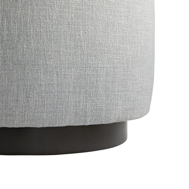 Carver Chaise Iceberg Linen Grey Ash, Left Arm - Gray