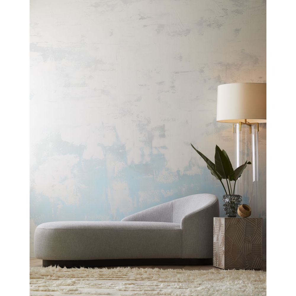 Chaise Lounges & Daybeds Carver Chaise Iceberg Linen Grey Ash, Left Arm - Gray