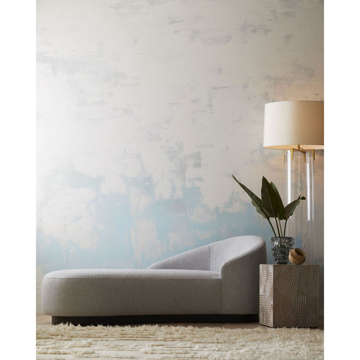 Chaise Lounges & Daybeds Carver Chaise Iceberg Linen Grey Ash, Left Arm - Gray