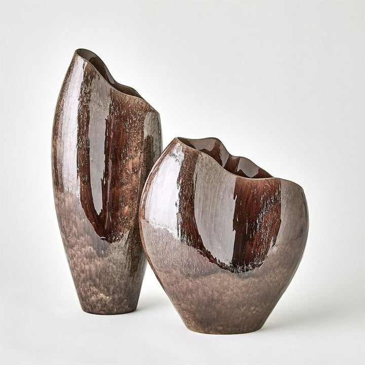 Vases Horn Vase-Reactive Amethyst-Lg