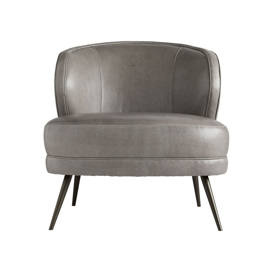 Jax Chair Mineral Grey Leather