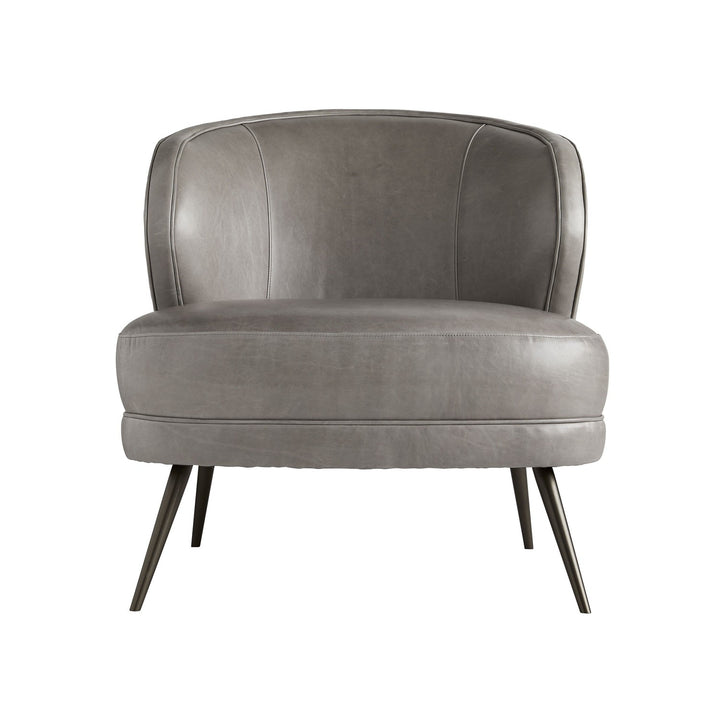 Zoya Chair Mineral Grey Leather