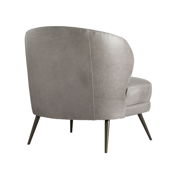 Zoya Chair Mineral Grey Leather