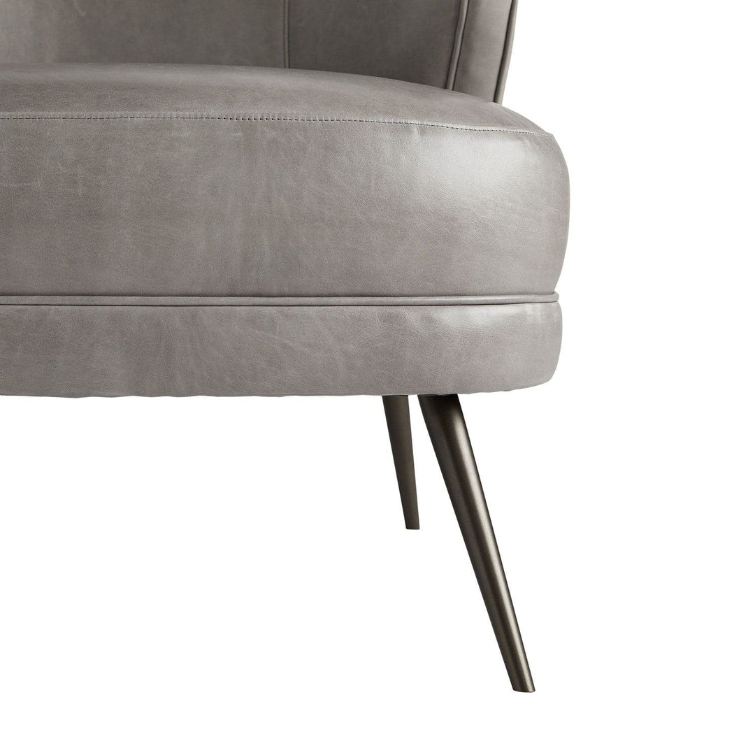 Jax Chair Mineral Grey Leather