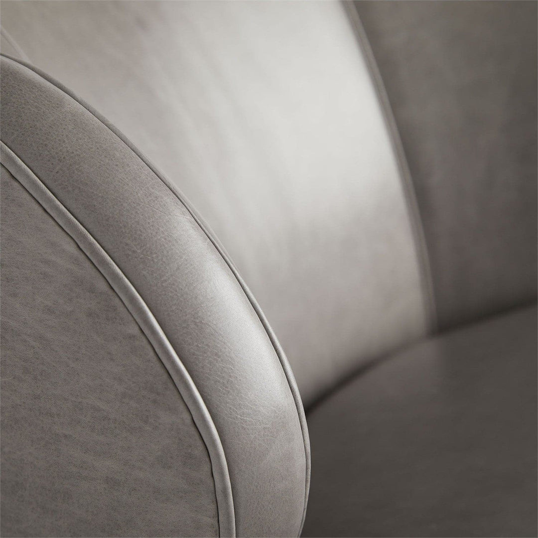 Zoya Chair Mineral Grey Leather