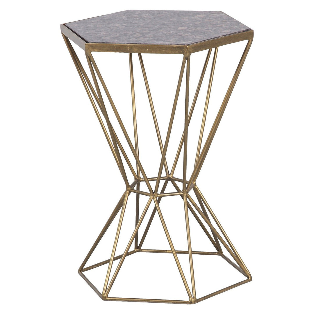 La Bella Chairside Table - Metal