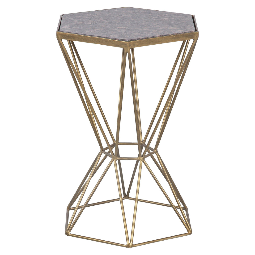 La Bella Chairside Table - Metal