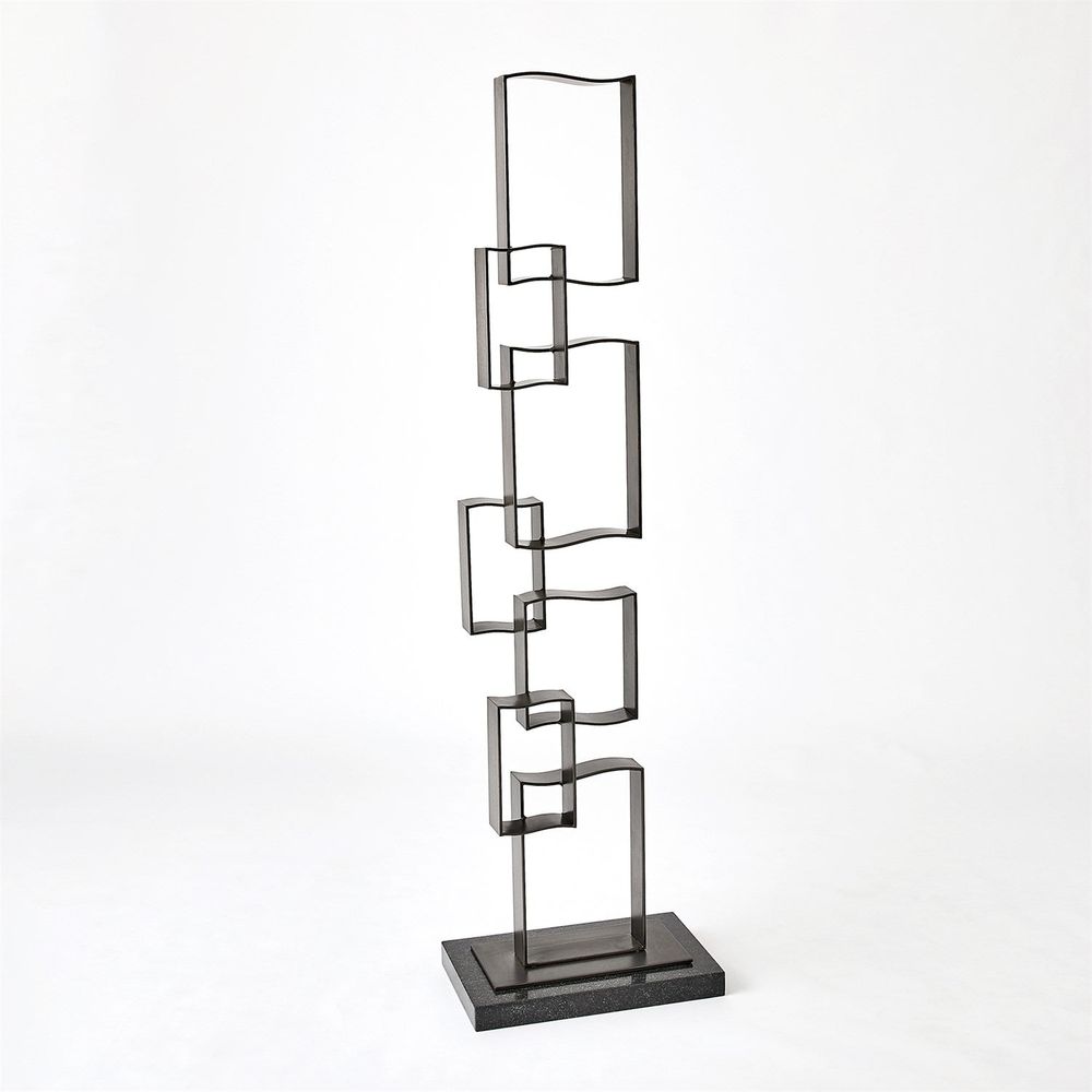 Decorative Objects Bent Square Sculpture
